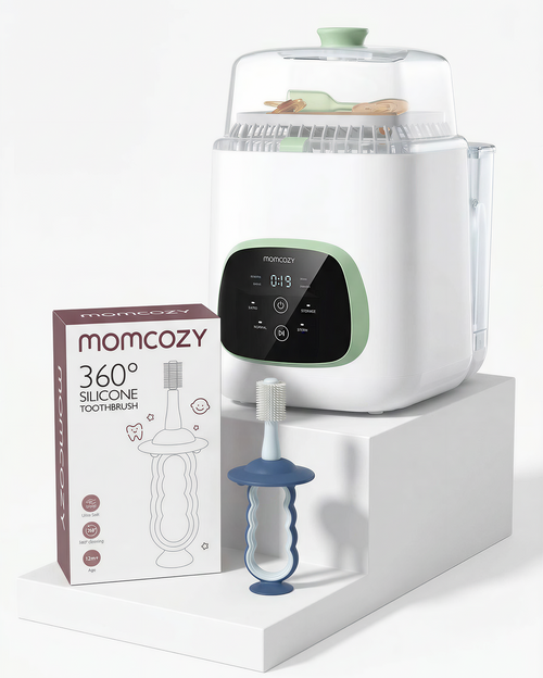 Feeding & Oral Care Bundle: KleanPal Pro Bottle Washer and Baby Toothbrush