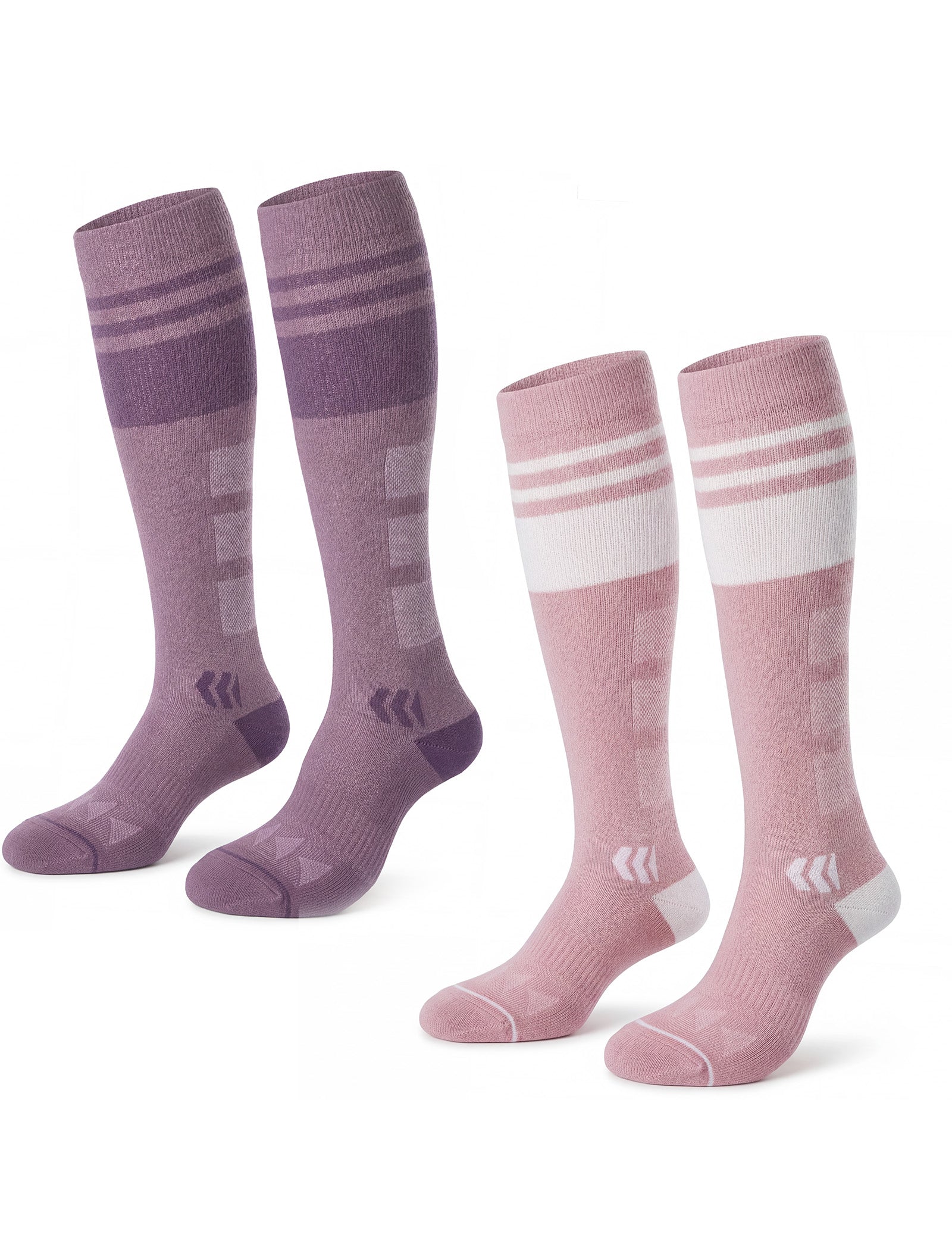 Momcozy Wide Calf Compression Socks 20-30mmHg for Sports 2 Pairs 2L0I